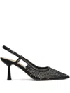 Chantal 60mm Crystal-embellished Pumps In Black