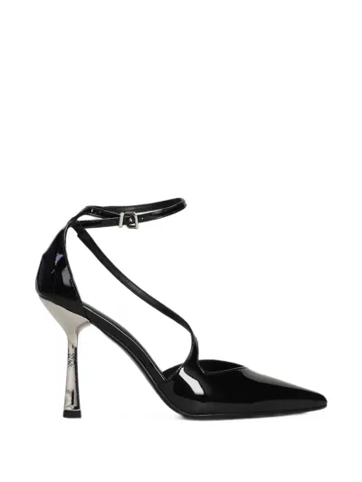 Chantal Ankle-strap Pointed-toe Pumps In Blue