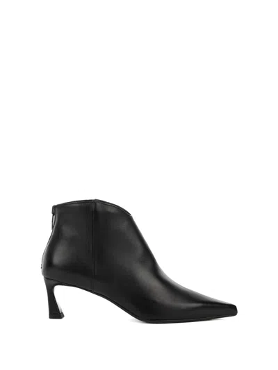 Chantal Black Nappa Leather Boot