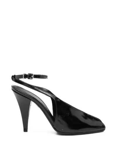 Chantal Buckle-fastening Leather Sandals In Black