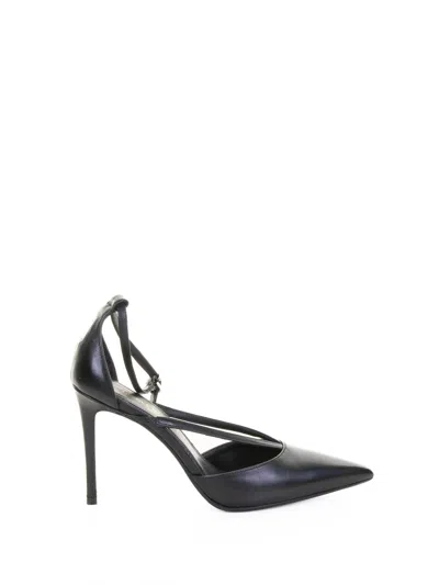 Chantal Black Nappa Leather Pump