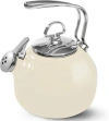 Chantal Classic Enamel-on-steel Teakettle, 1.8 Quart In Brown