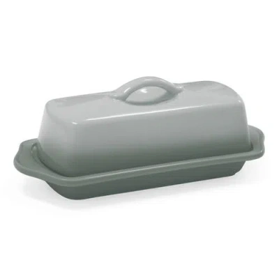 Chantal Full Size Ceramic Butter Dish, 8.5 Inch In Gray