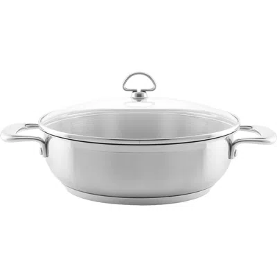 CHANTAL CHANTAL INDUCTION 21 STEEL 5 QT. CHEF'S PAN W/ GLASS LID