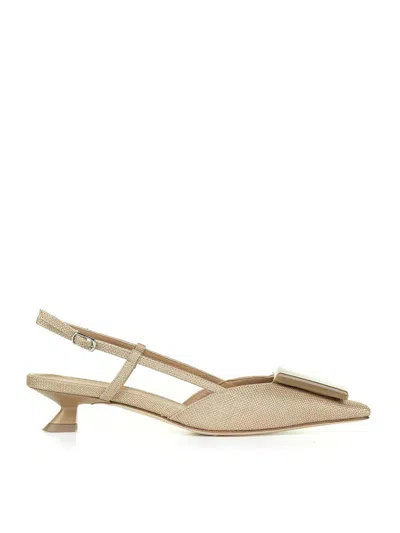 Chantal Leather Pumps In Beige
