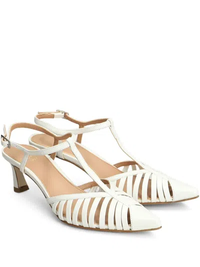 Chantal Leather Pumps In White