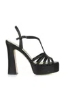 Chantal Open Sandal In Black