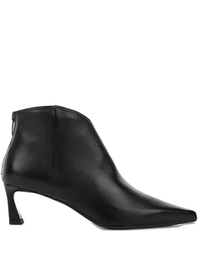 CHANTAL POINTED TOE LEATHER BOOTS