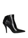 Chantal Pointed-toe Leather Ankle Boots In Multi