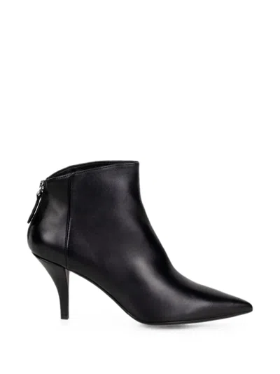 Chantal Pointed-toe Rear-zip Ankle Boots In Multi