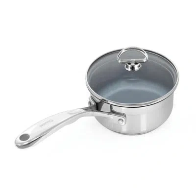 Chantal Stainless Steel Saucepan With Lid In Silver