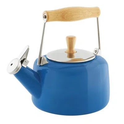 Chantal Sven 1.8 Qt. Enamel On Steel Stovetop Tea Kettle In Blue Cove