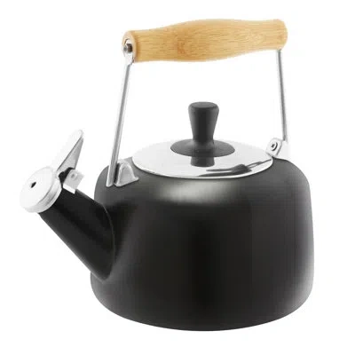 Chantal Sven Matte Black Enamel On Steel 1.4 Qt Stovetop Tea Kettle