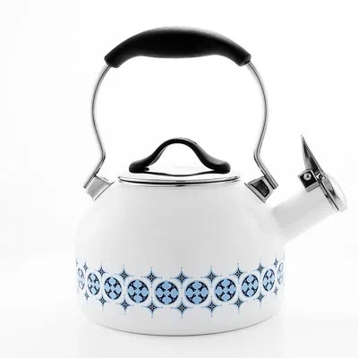 Chantal Talavera 1.4 Qt Stovetop Tea Kettle In White