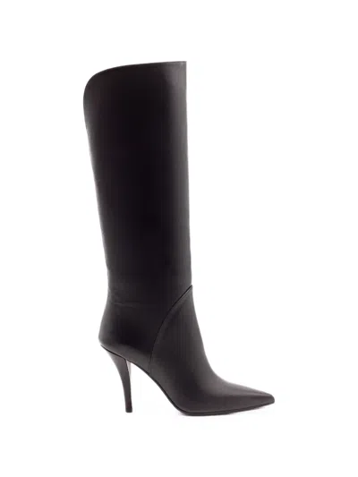 Chantal Tapered-toe Knee-high Boots In Animal Print