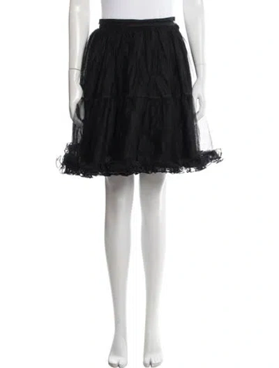 Pre-owned Chantal Thomass Mini Skirt In Black