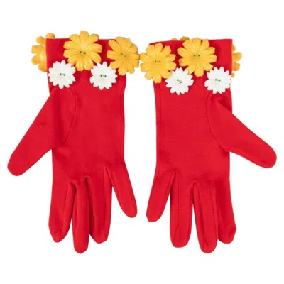 Pre-owned Chantal Thomass Red Cotton Gloves