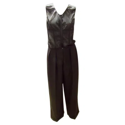 Pre-owned Chantal Thomass Zippered Black Jumpsuit