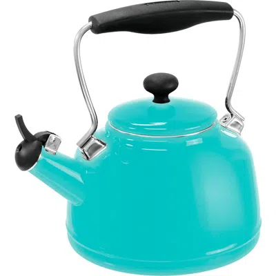 Chantal Vintage 1.7-quart Enamel-on-steel Teakettle In Blue