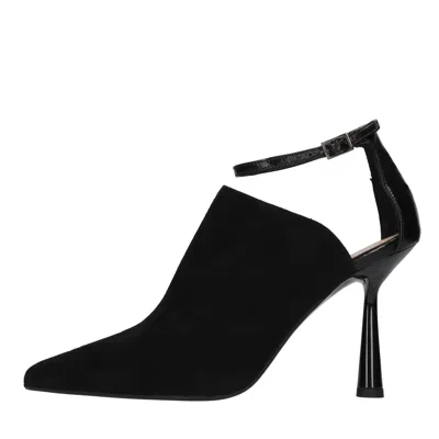 Chantal With Heel In Nero Scuri