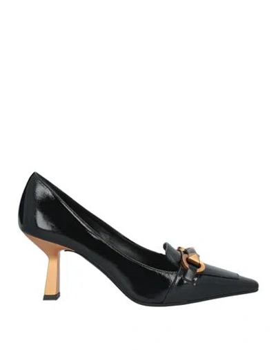 Chantal Woman Loafers Black Size 8 Leather