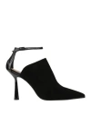 Chantal Woman Pumps Black Size 6 Leather In Black
