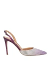 Chantal Woman Pumps Purple Size 9 Leather