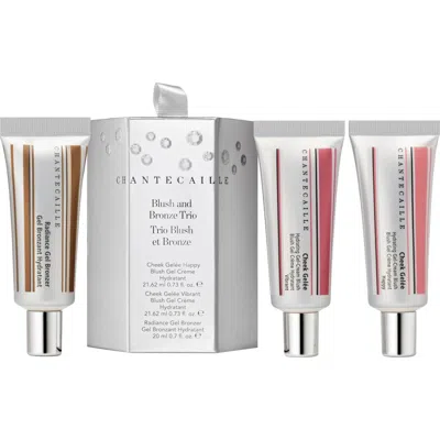Chantecaille Blush & Bronze Trio Set $147 Value In Transparent