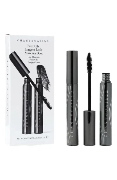 Chantecaille Faux Cils Longest Lash Mascara Duo $156 Value In Black