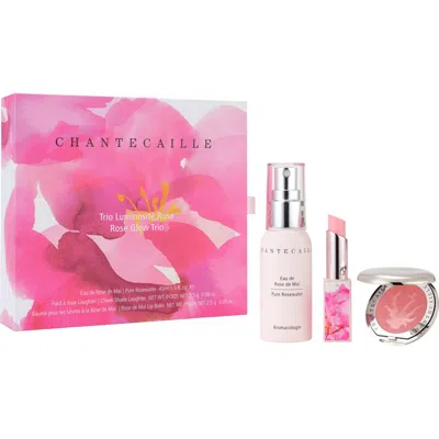 Chantecaille Rose Glow Trio Set (limited Edition) $144 Value