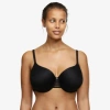 Chantelle Lace Modern Comfort Flex T-shirt Bra In Black