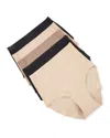 Chantelle 5-pack Soft-stretch Full Bikini Briefs In Multi 2
