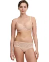 Chantelle Ace T-shirt Bra Women's Nude Blush Lined Adjustable Strap Gbo1172 In Neutral