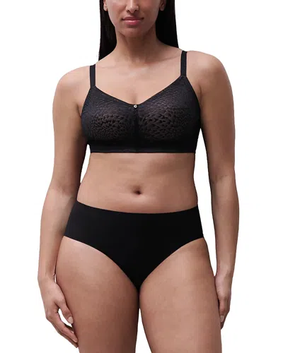 Chantelle Back Smoothing Wireless Bra In Black