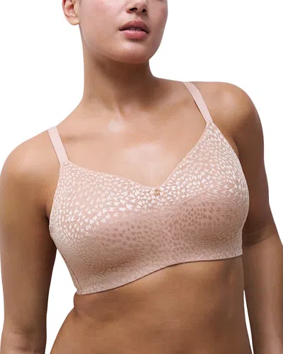 Chantelle Back Smoothing Wireless Bra In Neutral