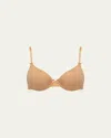 Chantelle Basic Invisible Memory Foam T-shirt Bra In Brown