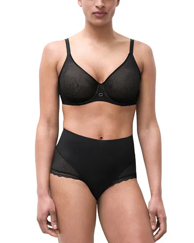 Chantelle Belle Lace Seamless Unlined Bra In Black