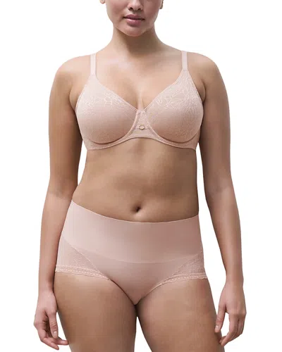 Chantelle Belle Lace Seamless Unlined Bra In Pink