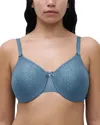Chantelle Body Sculpt T-shirt Bra In Jeans Blue