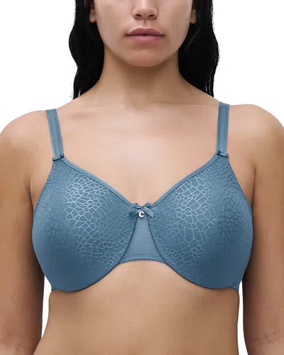 Chantelle Body Sculpt T-shirt Bra In Jeans Blue