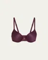 Chantelle C Jolie Memory Foam Bra In Aubergine