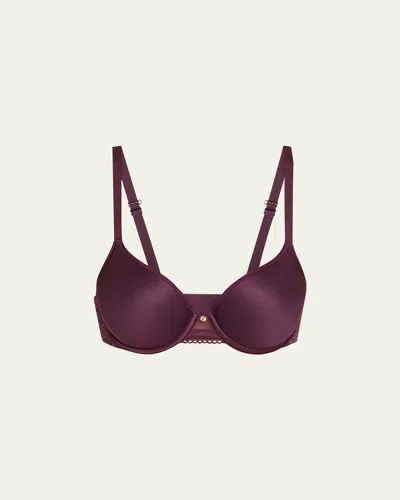 Chantelle C Jolie Custom Coverage T-shirt Bra In Aubergine In Purple