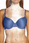 Chantelle C Jolie Memory Foam T-shirt Bra In Blue In Blue