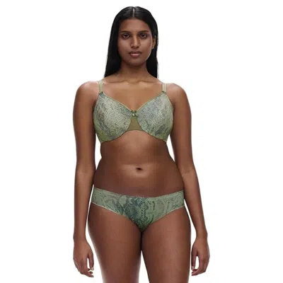 Chantelle C Magnifique Minimizer Bra Women's Green Seamless Unlined Gbo1491