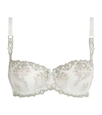 Chantelle Champs Élysées Balconette Bra In Green