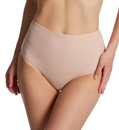 Chantelle Chic Control Briefs Womens Beige Nylon Stretch High-waist Buu830 In Neutral