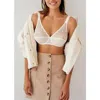 Chantelle Circle Lace Full Coverage Unlined Bra In White In White
