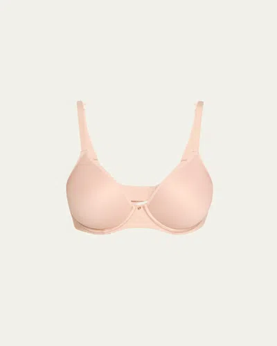 Chantelle Comfort Chic Back-smoothing T-shirt Bra In Rose