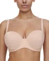 Chantelle Comfort Chic Full Bust Strapless Bra In Rose
