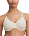 Chantelle Comfort Chic Seamless Unlined Minimizer Bra In Talc